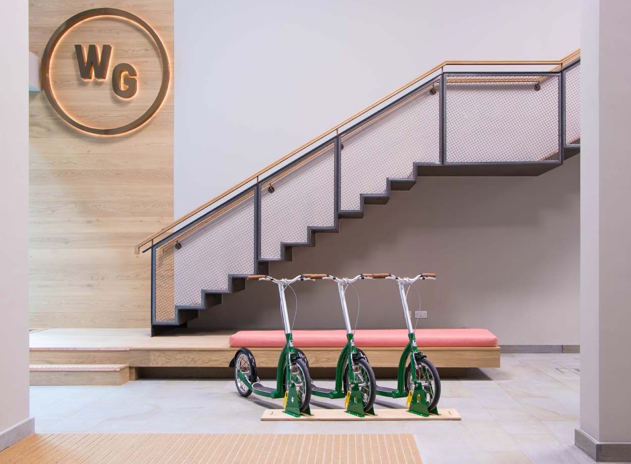 adult scooter fleet for city offices, corporate mobility sharing scooter