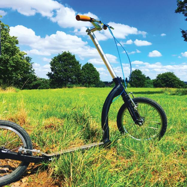 adult scooter, fitness scooter, exercise scooter, scooter with big wheels, long distance scooter