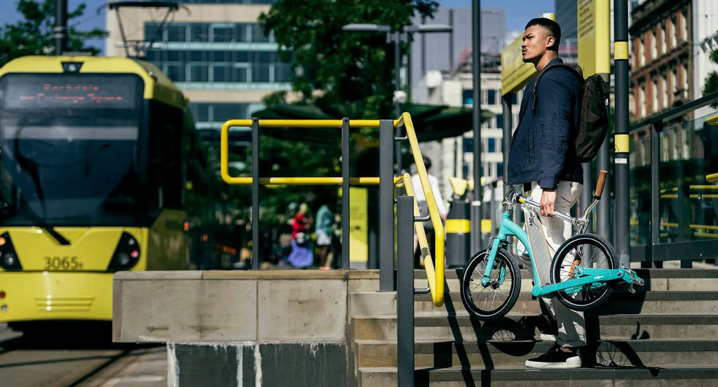 urban adult folding scooter for commute