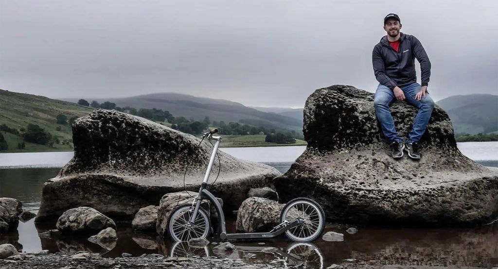 LeJog record, Lejog adventure, kick scooter adventure