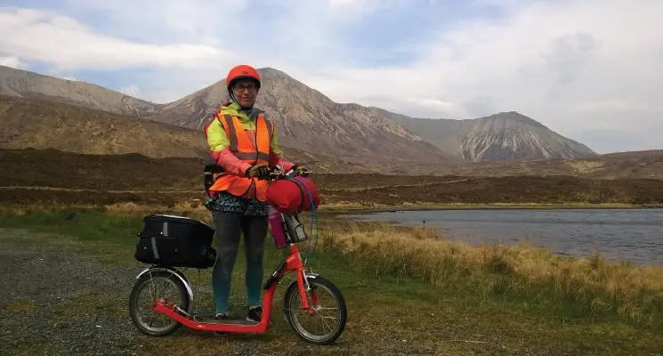 Super-Gran Dinah Kick Scoots 500 Miles Solo