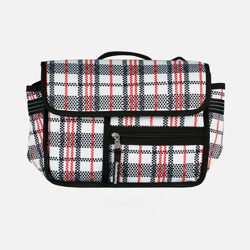 Goodordering Eco Tartan handle bar bag Goodordering