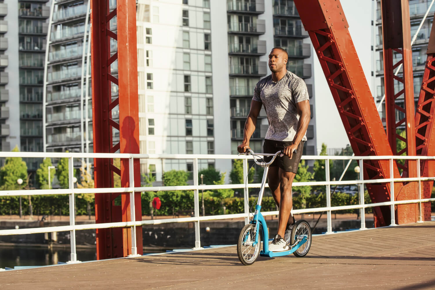 lightweight scooter for heavy adult, scooter for tall person, scooter for tall and heavy people