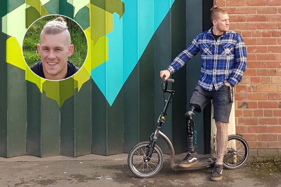 Russell Smith, swifty scooters ambassador, long distance scooter, adult scooter, commuting scooter