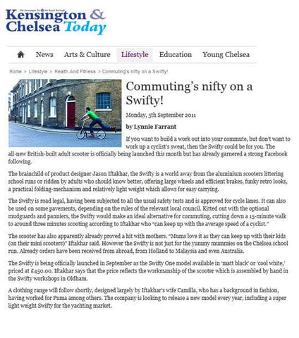 kensington and chelsea feature swifty scooters