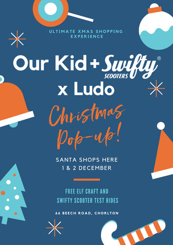 swifty scooters pop up stand, kids scooters