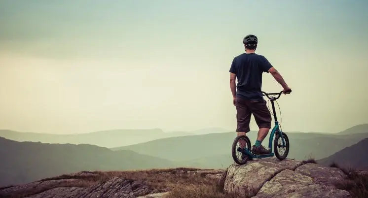 adult scooter, dirt scooter, bmx scooter, adventure scooter, scooter with big wheels