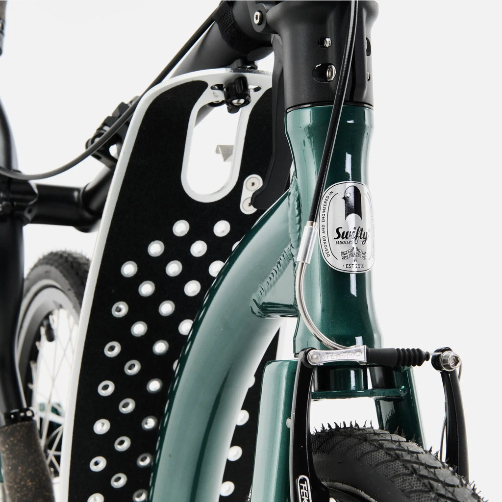 Folding Scooter, Adult Scooter, Kick Scooter, Big wheel scooter, Push Scooter SwiftyONE MK4 Forest Green Swifty Scooters