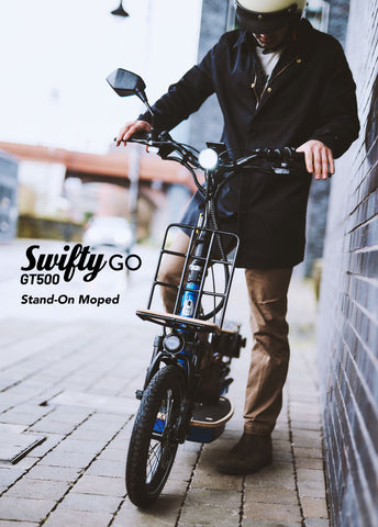 Stand-On Moped Electric Scooter